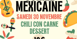 Soirée Mexicaine du 30 Novembre 2024